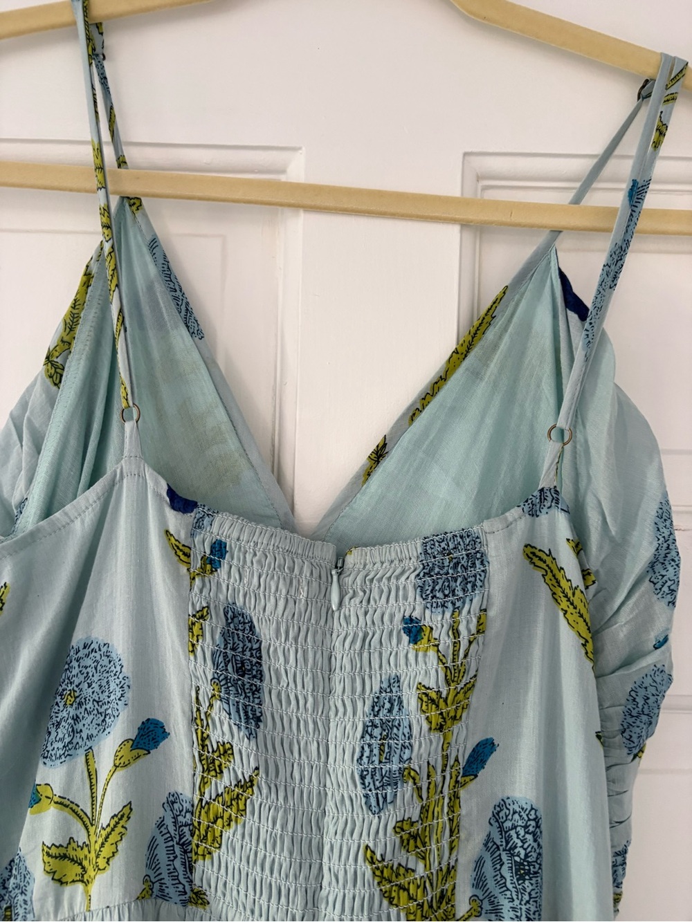 Pink Chicken Blue Floral Maxi Dress NwT - Picture 4 of 5